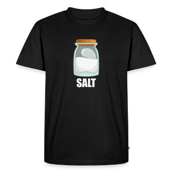 Sel Spice Goût Cuisine - T-shirt Premium bio Homme - noir - Devant - Nico (187cm)