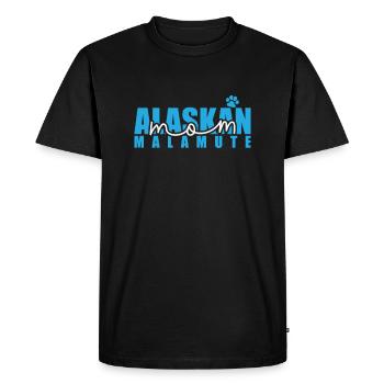 Chien Alaskan Malamute Mom Race d’animal de compagnie - T-shirt Premium bio Homme - noir - Devant - Nico (187cm)