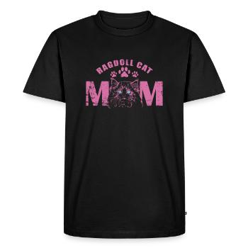 Ragdoll Cat Mom Domestic Cat Pet Breed - Men's Premium Organic T-Shirt - black - Front - Nico (187cm)