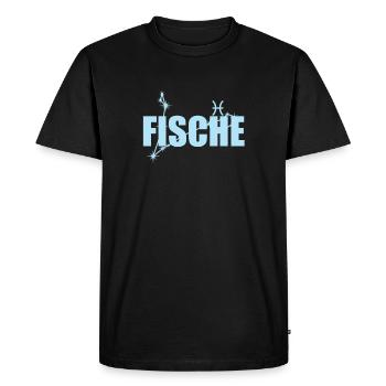 Pisces Zodiac sign Pisces constellation - Men's Premium Organic T-Shirt - black - Front - Nico (187cm)