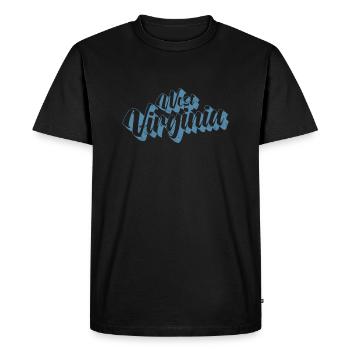 Virginie-Occidentale États-Unis Amérique État - T-shirt Premium bio Homme - noir - Devant - Nico (187cm)
