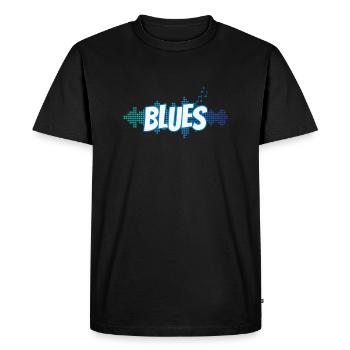 Blues Genre Musique Trompette Jazz - T-shirt Premium bio Homme - noir - Devant - Nico (187cm)