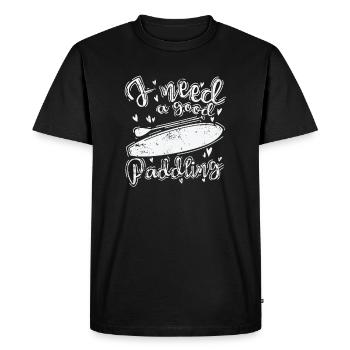 I need a good Paddling SUP Stand up Paddle - Men's Premium Organic T-Shirt - black - Front - Nico (187cm)