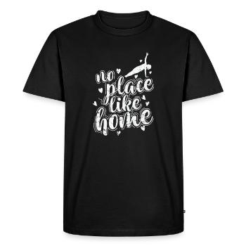Aucun endroit comme Home Pilates Powerhouse - T-shirt Premium bio Homme - noir - Devant - Nico (187cm)