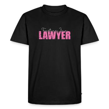 Croyez-moi, je suis un juriste de profession d’avocat - T-shirt Premium bio Homme - noir - Devant - Nico (187cm)