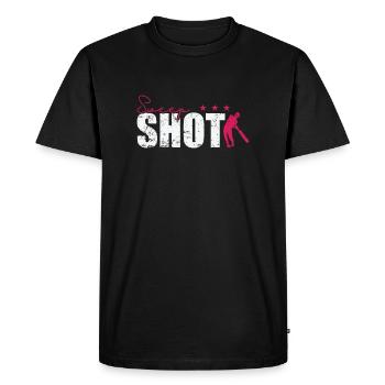 Sweep Shot Cricket - T-shirt Premium bio Homme - noir - Devant - Nico (187cm)