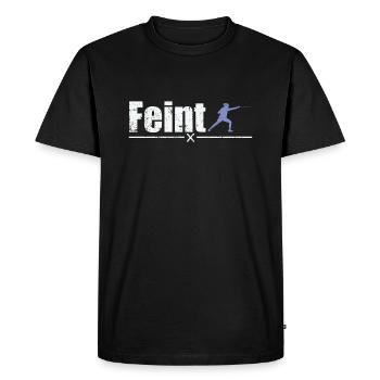 Feinte d’escrime - T-shirt Premium bio Homme - noir - Devant - Nico (187cm)