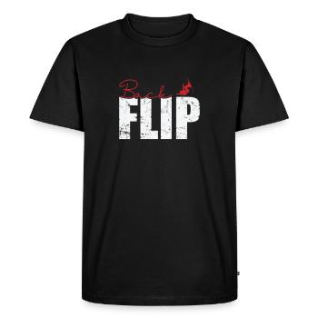 Backflip Skiing - Men's Premium Organic T-Shirt - black - Front - Nico (187cm)