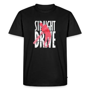 Straight Drive Cricket - T-shirt Premium bio Homme - noir - Devant - Nico (187cm)