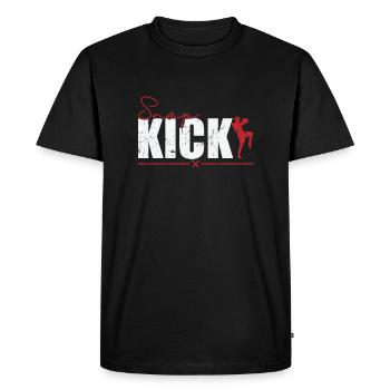 Snap Kick MMA Taekwondo - Men's Premium Organic T-Shirt - black - Front - Nico (187cm)