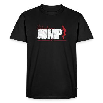 Salchow Jump Figure Skating - Men's Premium Organic T-Shirt - black - Front - Nico (187cm)