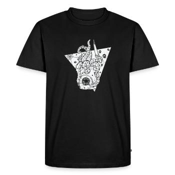 Horreur Gothique Horreur Mélancolie - T-shirt Premium bio Homme - noir - Devant - Nico (187cm)