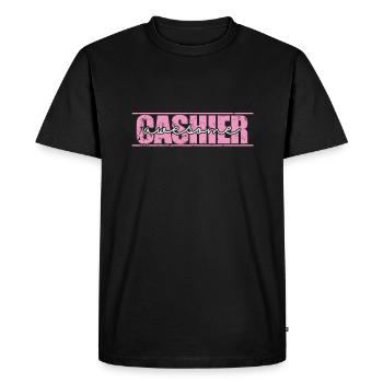 Cashier awesome vendor supermarket - Men's Premium Organic T-Shirt - black - Front - Nico (187cm)