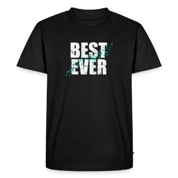 Best Ever Music Music Tone - Men's Premium Organic T-Shirt - black - Front - Nico (187cm)