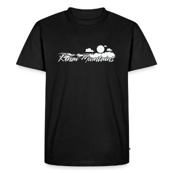 Kenai Mountains Alaska Mountain Range - Men's Premium Organic T-Shirt - black - Front - Nico (187cm)