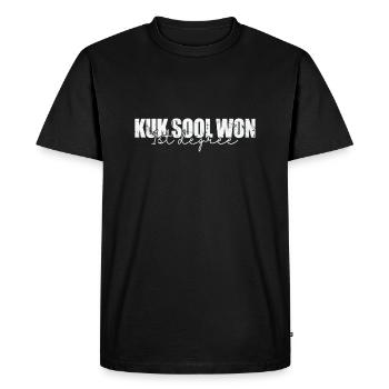 Kuk Sool a remporté le 1er degré des arts martiaux coréens - T-shirt Premium bio Homme - noir - Devant - Nico (187cm)