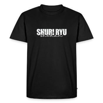 Shuri Ryu Shodan, arts martiaux américains - T-shirt Premium bio Homme - noir - Devant - Nico (187cm)