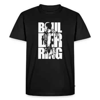 L’escalade de bloc est le meilleur sport - T-shirt Premium bio Homme - noir - Devant - Nico (187cm)