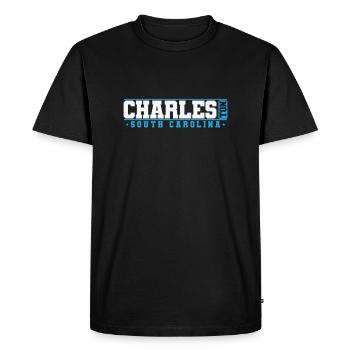 Charleston, South Carolina, a city in the United States - Men's Premium Organic T-Shirt - black - Front - Nico (187cm)