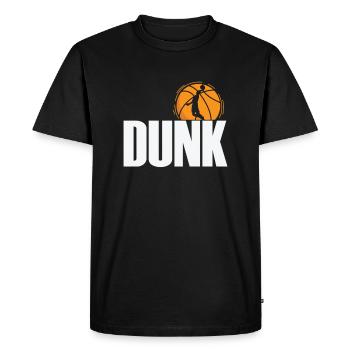 Dunk Basketball America Fans des États-Unis - T-shirt Premium bio Homme - noir - Devant - Nico (187cm)