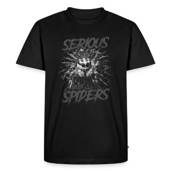 Serious About Jumping Spiders Pet Spider Owner - Men's Premium Organic T-Shirt - black - Front - Nico (187cm)