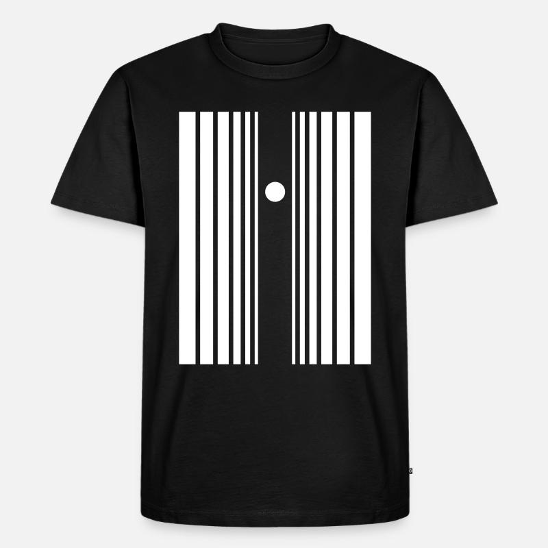 Doppler Effekt - Männer Premium Bio T-Shirt - Schwarz
