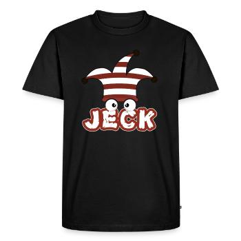 Jeck - Carnival costume for Cologne Carnival - Men's Premium Organic T-Shirt - black - Front - Nico (187cm)