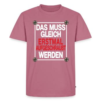 pc nerd error bastler heimwerker schrauber - Männer Premium Bio T-Shirt - Mauve - Vorne - Nico (187cm)