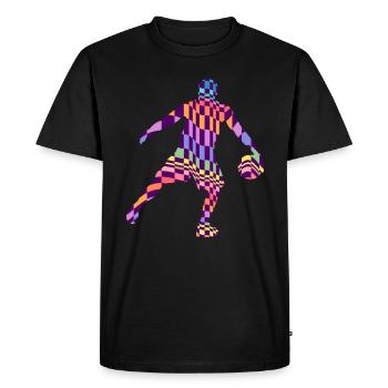 basket-ball modèle de basket-ball jeu de basket-ball - T-shirt Premium bio Homme - noir - Devant - Nico (187cm)