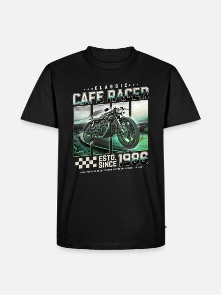 Cafe Racer built in 1986 - Men's Premium Organic T-Shirt - black