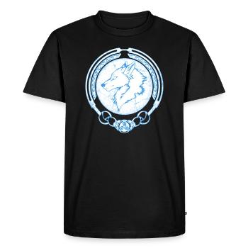 Fenris Wolf - T-shirt Premium bio Homme - noir - Devant - Nico (187cm)