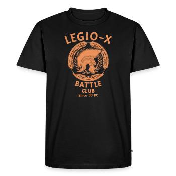 Legio X Battle Club - T-shirt Premium bio Homme - noir - Devant - Nico (187cm)