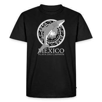 Requin baleine de Playa del Carmen - T-shirt Premium bio Homme - noir - Devant - Nico (187cm)