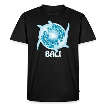 Hammerhead sharks Bali Indonesia - Men's Premium Organic T-Shirt - black - Front - Nico (187cm)