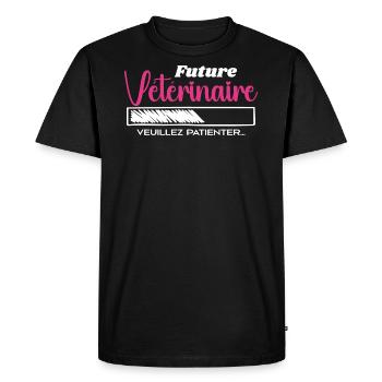 Future Veterinarian - Men's Premium Organic T-Shirt - black - Front - Nico (187cm)