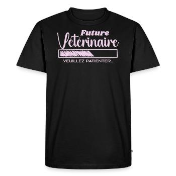 Future Veterinarian - Men's Premium Organic T-Shirt - black - Front - Nico (187cm)