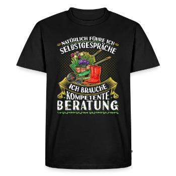 Gärtner Humor Hobbygärtner Spruch Garten - Männer Premium Bio T-Shirt - Schwarz - Vorne - Nico (187cm)