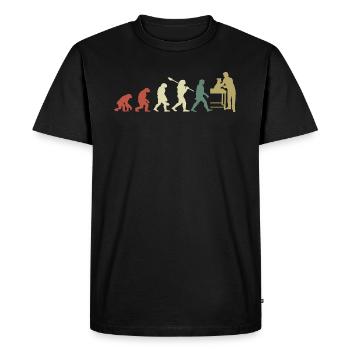 Veterinary Evolution Gift for Veterinarians - Men's Premium Organic T-Shirt - black - Front - Nico (187cm)