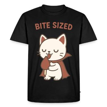 Popsicle Kitty de la taille d’une bouchée - T-shirt Premium bio Homme - noir - Devant - Nico (187cm)
