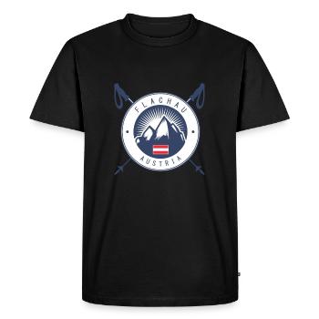 Vacances au ski Après-Ski Autriche Flachau - T-shirt Premium bio Homme - noir - Devant - Nico (187cm)