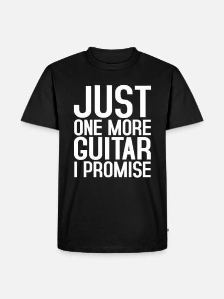 guitars - Men's Premium Organic T-Shirt - black
