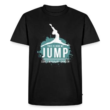 Dancing Contemporary Dance Dance Ausdurckstanz - Men's Premium Organic T-Shirt - black - Front - Nico (187cm)