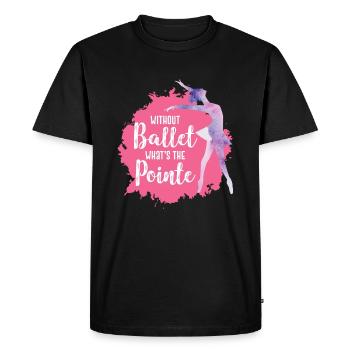 Ballet Dansant - T-shirt Premium bio Homme - noir - Devant - Nico (187cm)