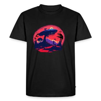 Gifts - Men's Premium Organic T-Shirt - black - Front - Nico (187cm)