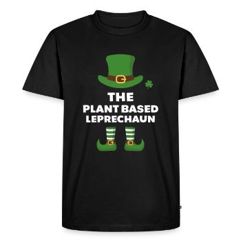 Le lutin à base de plantes - T-shirt Premium bio Homme - noir - Devant - Nico (187cm)