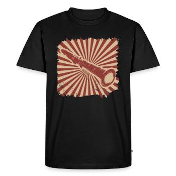 clarinette - T-shirt Premium bio Homme - noir - Devant - Nico (187cm)