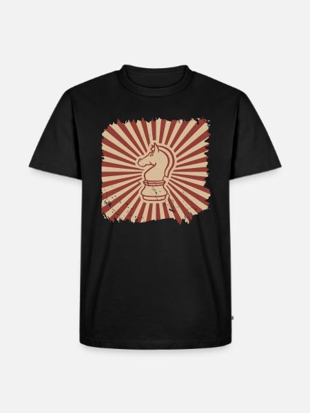 Échecs - T-shirt Premium bio Homme - noir
