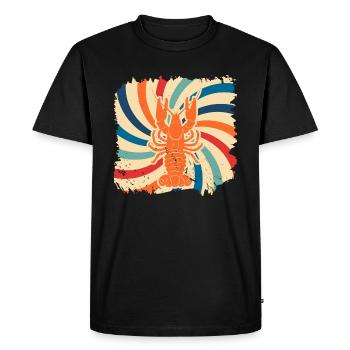 Homard - T-shirt Premium bio Homme - noir - Devant - Nico (187cm)
