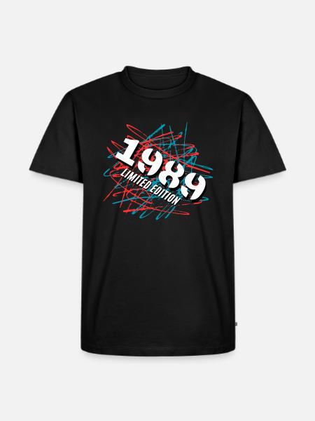 1989 Limited Edition - Men's Premium Organic T-Shirt - black