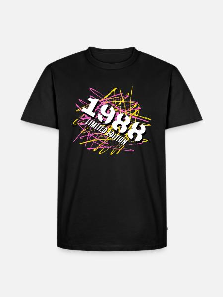 1988 Édition limitée - T-shirt Premium bio Homme - noir